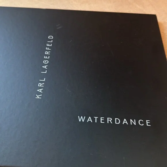 Karl Lagerfeld Black Karl Lagerfeld: Waterdance/Bodywave - Hardcover - Picture 2 of 13
